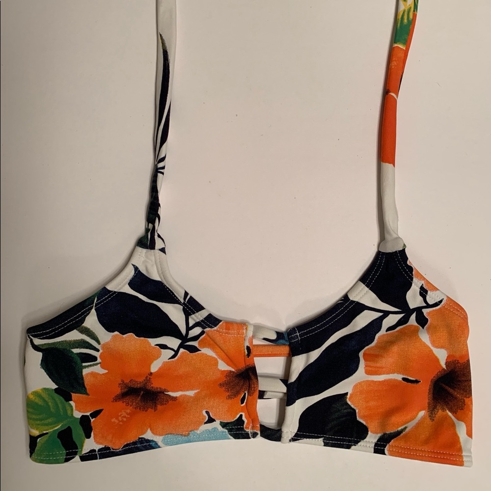 Hibiscus Honey Midori Swim Bikini Top